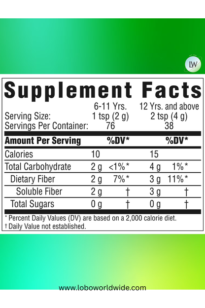 Benefiber Daily Prebiotic Fiber Supplement Powder for Digestive Health, Unflavored - 125 Servings (17.6 Ounces)