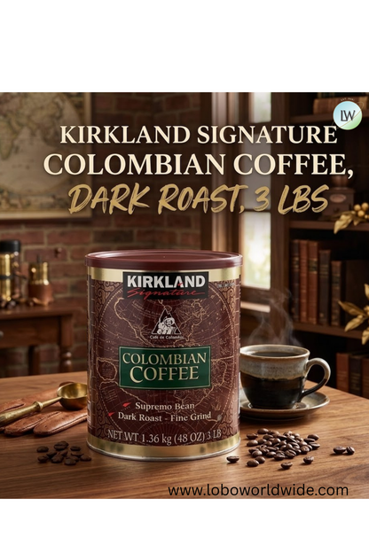 Kirkland Signature Coffee, Dark Roast, 3 lbs