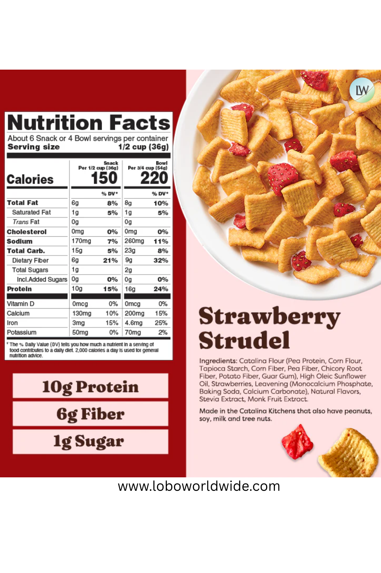 Catalina Crunch Protein Cereal, 8 oz (Pack of 3)