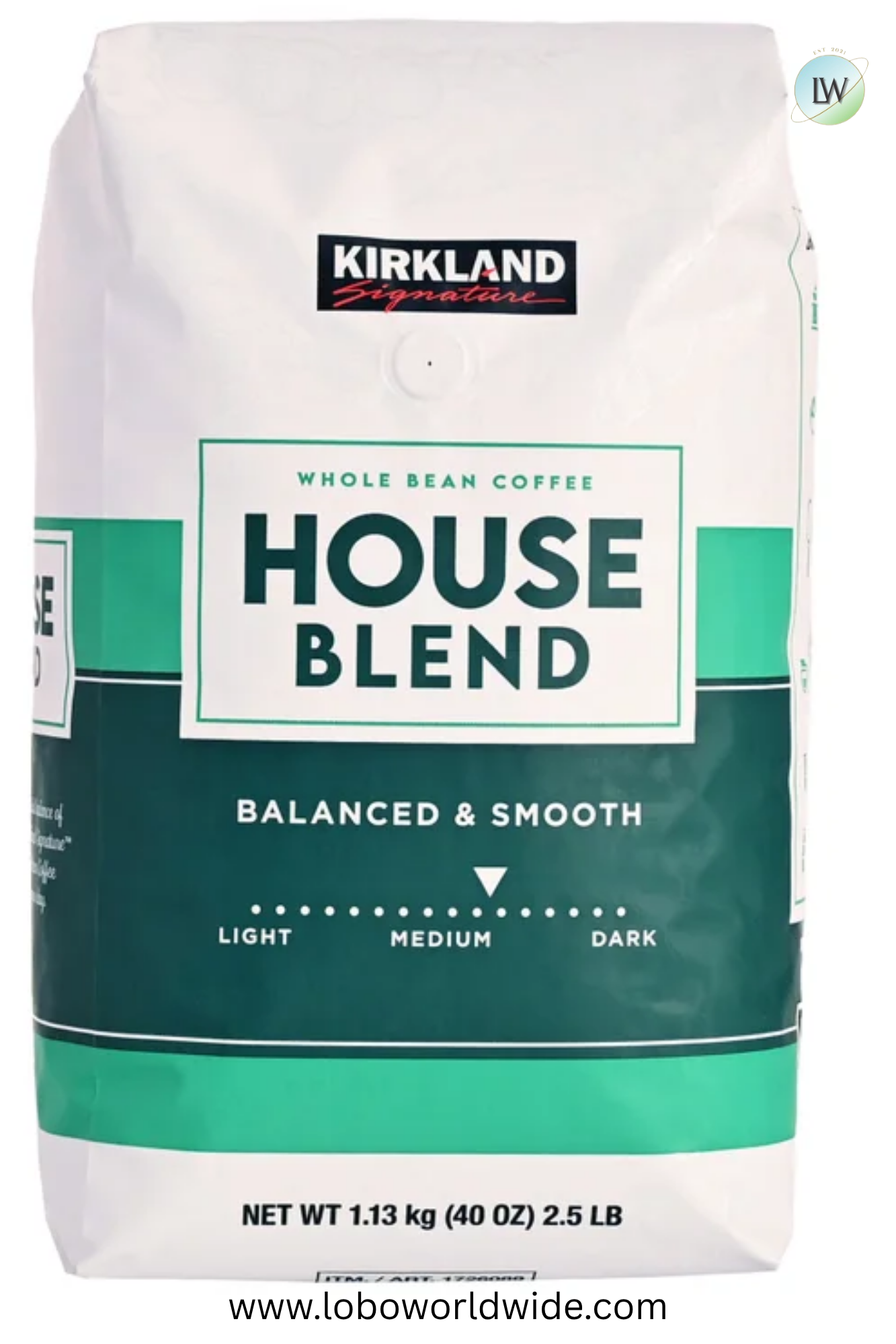 Kirkland Signature Coffee, Medium Roast, 2.5 lbs