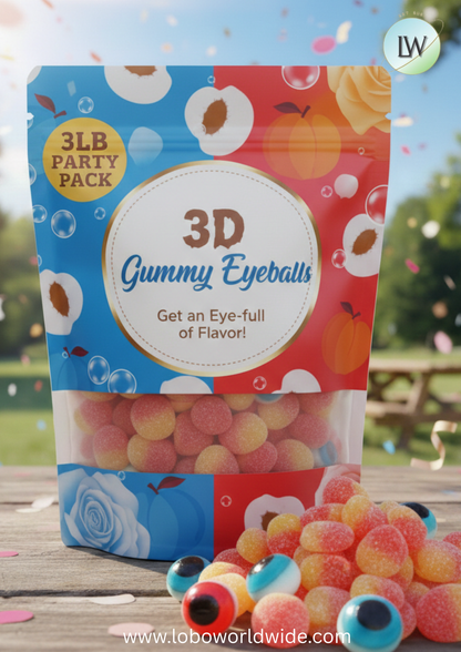3D Gummy Eyeballs(Various Sizes)