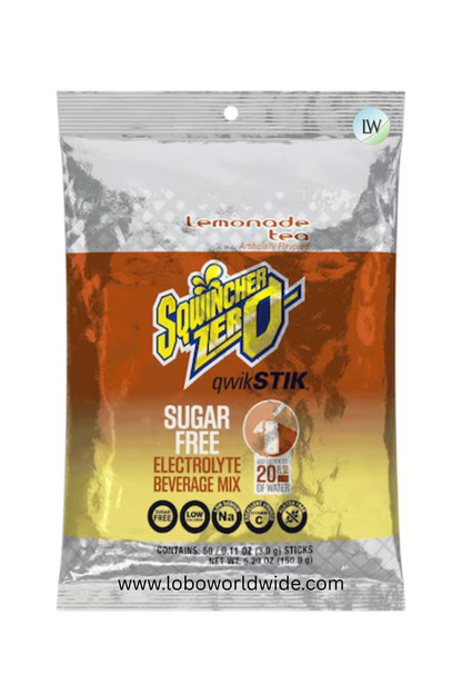 Sqwincher Sports Drink Mix,Lemonade Tea Powder Concentrate, PK50
