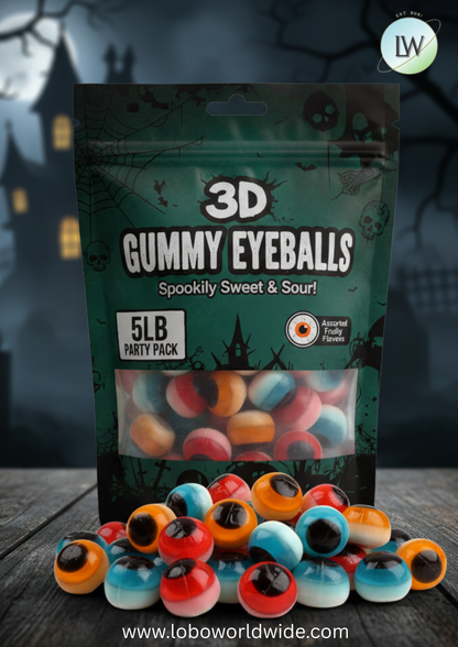 3D Gummy Eyeballs(Various Sizes)