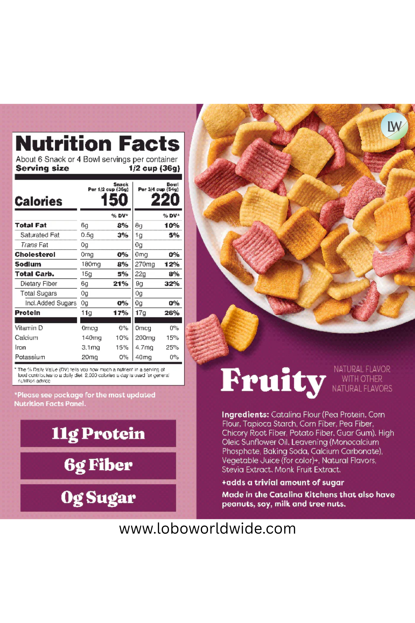 Catalina Crunch Protein Cereal, 8 oz (Pack of 3)