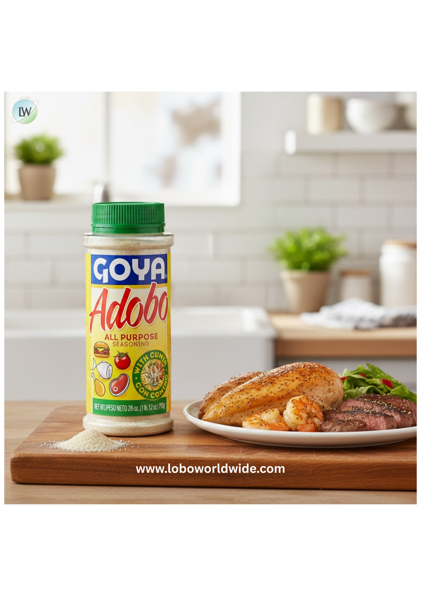 Goya 28 oz. Adobo All-Purpose Seasoning with Cumin