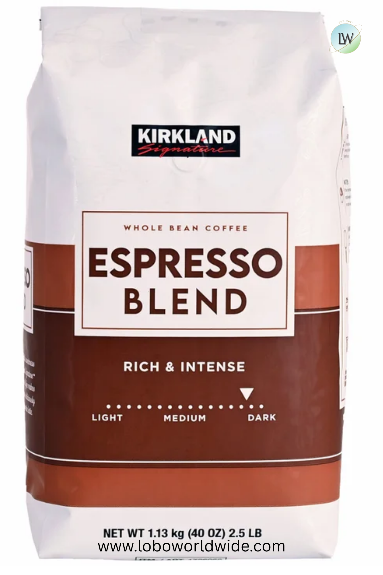 Kirkland Signature Coffee, Medium Roast, 2.5 lbs