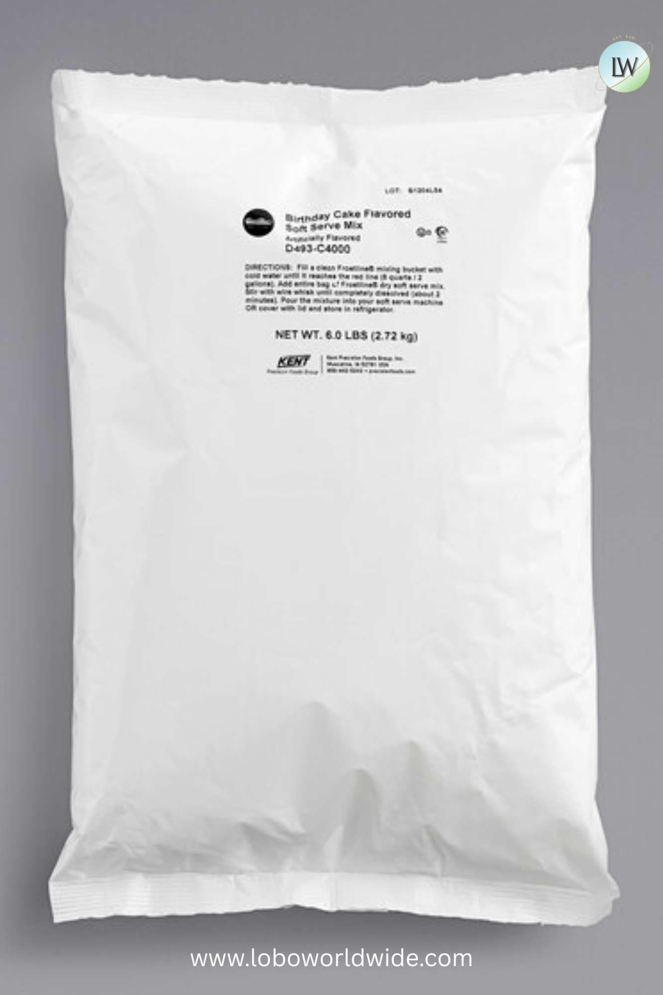 Frostline Birthday Cake Soft Serve Ice Cream Mix 6 lb