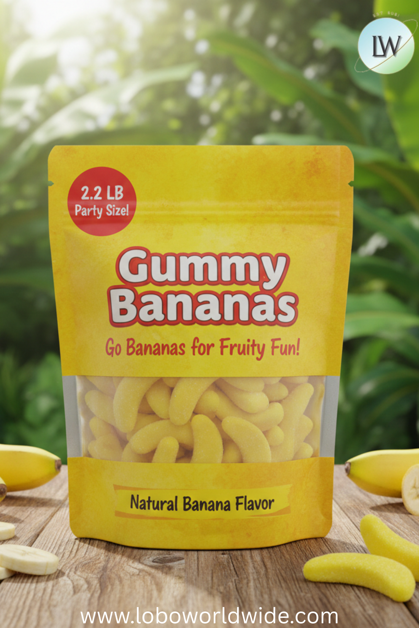 Gummy Bananas (Various Sizes)