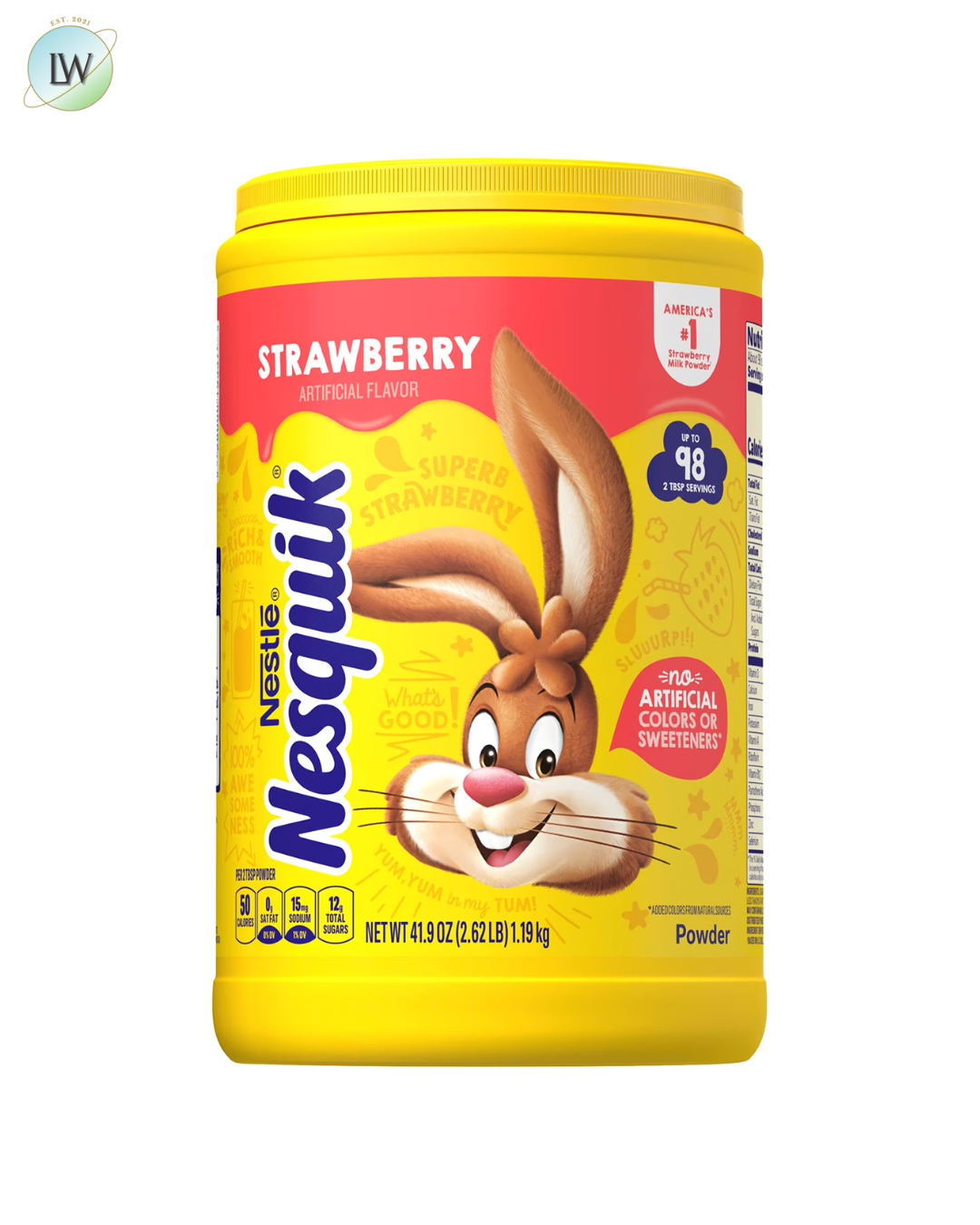 Nesquik Strawberry Powder Drink Mix 41.9 oz.