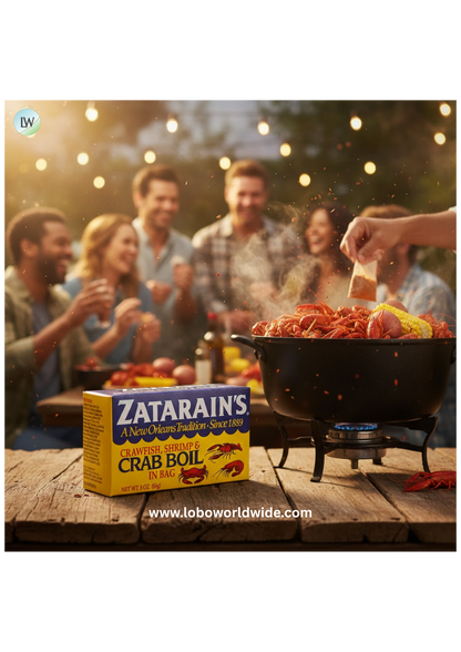 Zatarain's 3 oz. Dry Crab Boil Mix - 6/Case