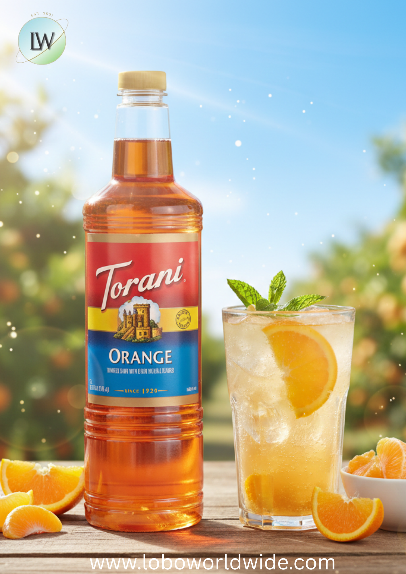 Torani Syrup Plastic Bottle 1 Liter - 6/Case (Various Flavors)