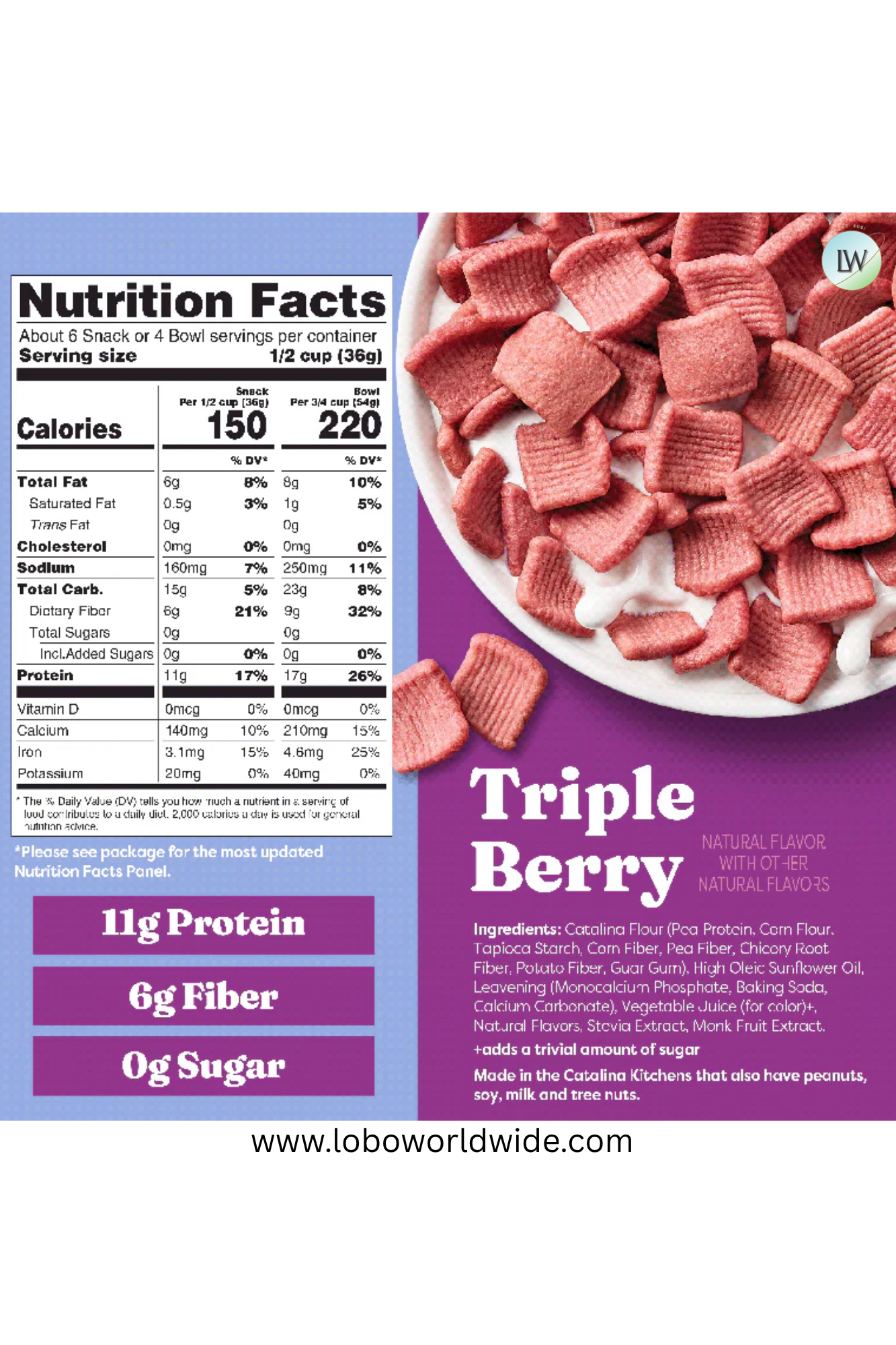 Catalina Crunch Protein Cereal, 8 oz (Pack of 3)