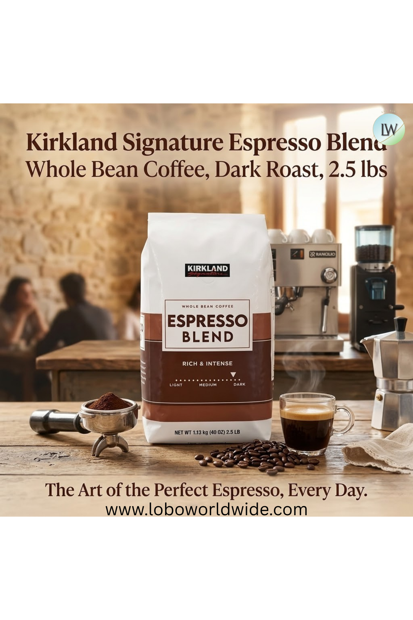 Kirkland Signature Coffee, Medium Roast, 2.5 lbs