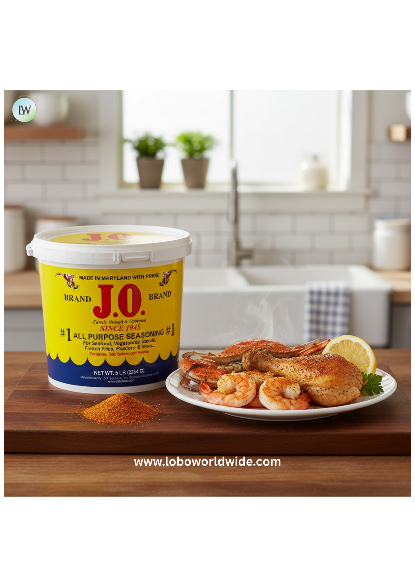 J.O. No. 1 Seafood Seasoning (Various Sizes)