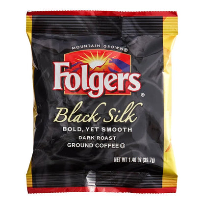 Folgers Black Silk Coffee Packet 1.4 oz. - 42/Case