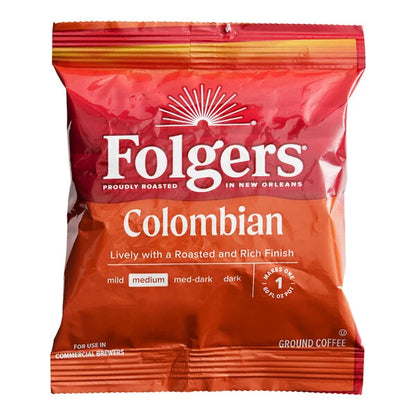 Folgers Colombian Supreme Coffee Packet 1.75 oz. - 42/Case