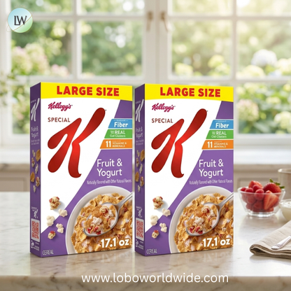 Kellogg's Special K Fruit and Yogurt Breakfast Cereal, Good Source of Fiber