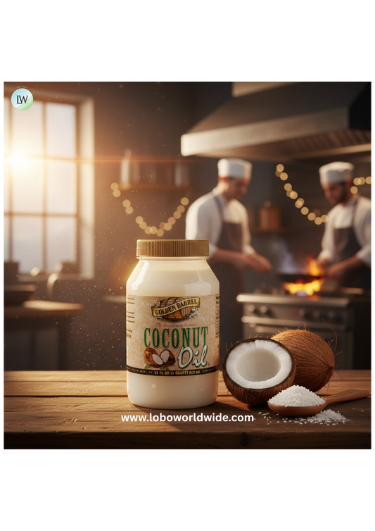 Golden Barrel 32 oz. Coconut Oil - 12/Case