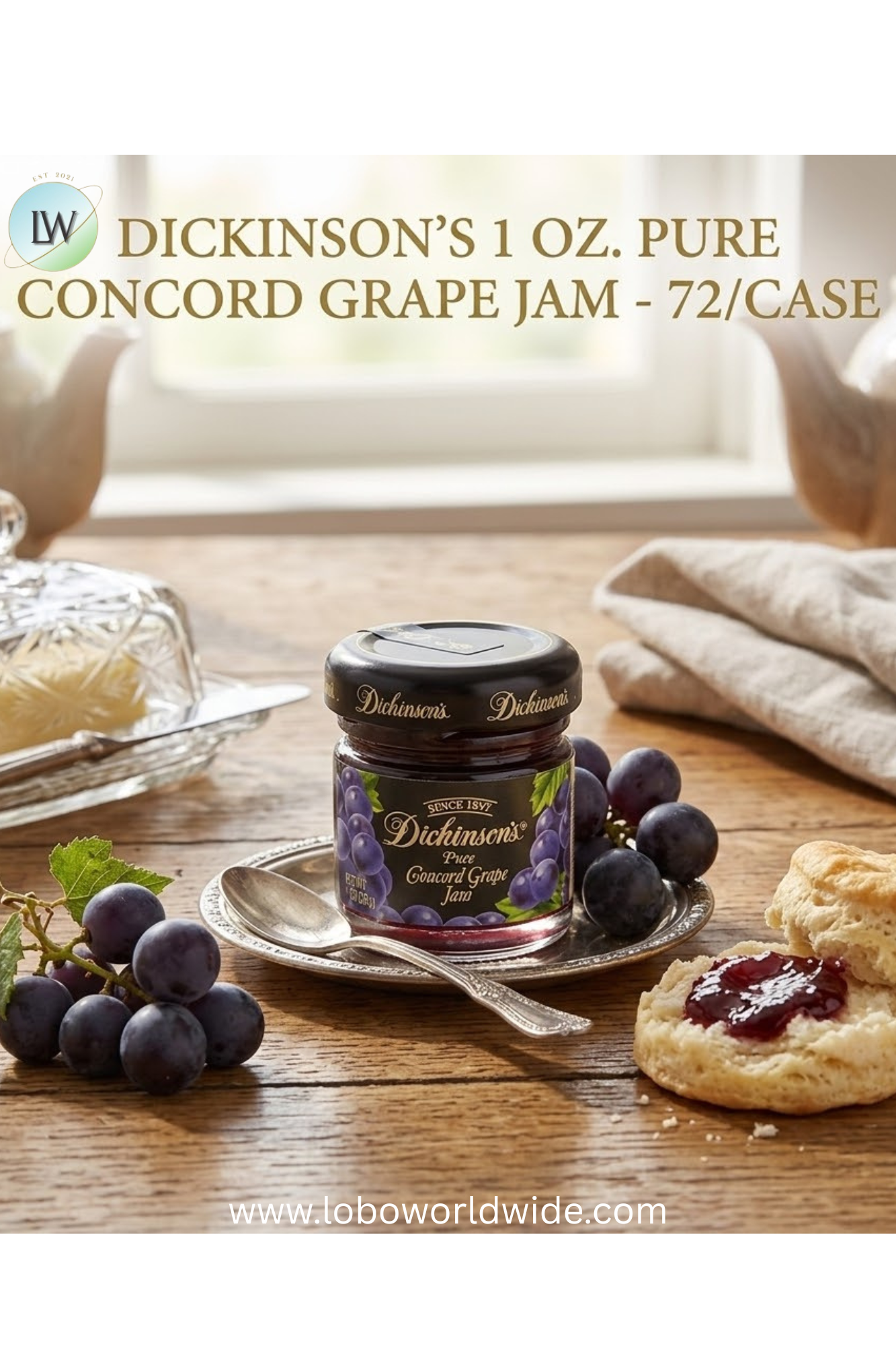Dickinson's 1 oz. Fruit Spreads - 72/case