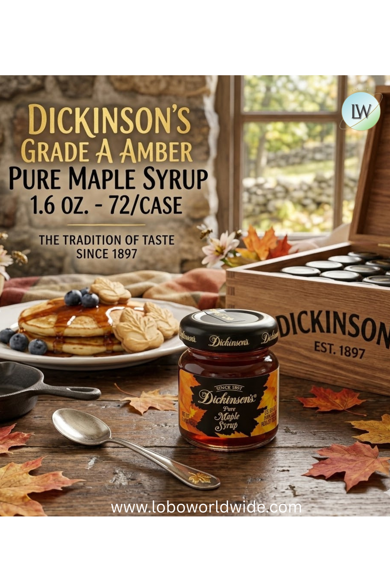 Dickinson's 1 oz. Fruit Spreads - 72/case
