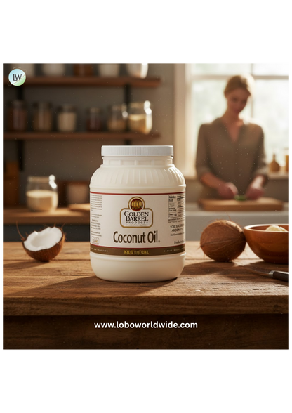Golden Barrel 96 fl. oz. (6 lb.) Coconut Oil