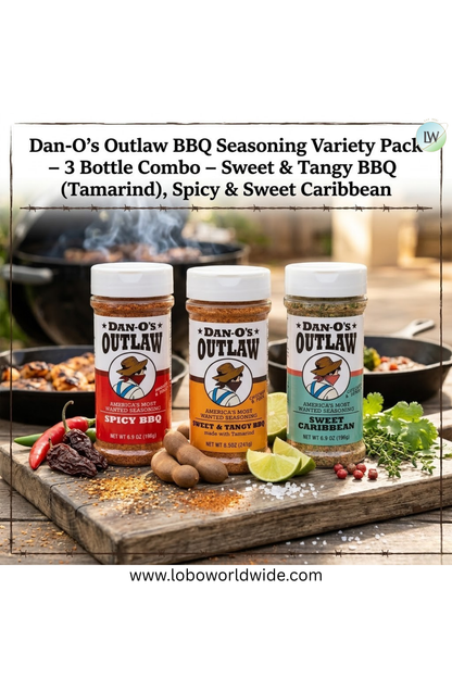 Dan-O's, 3 Bottle Seasoning Set (Variety Pack)