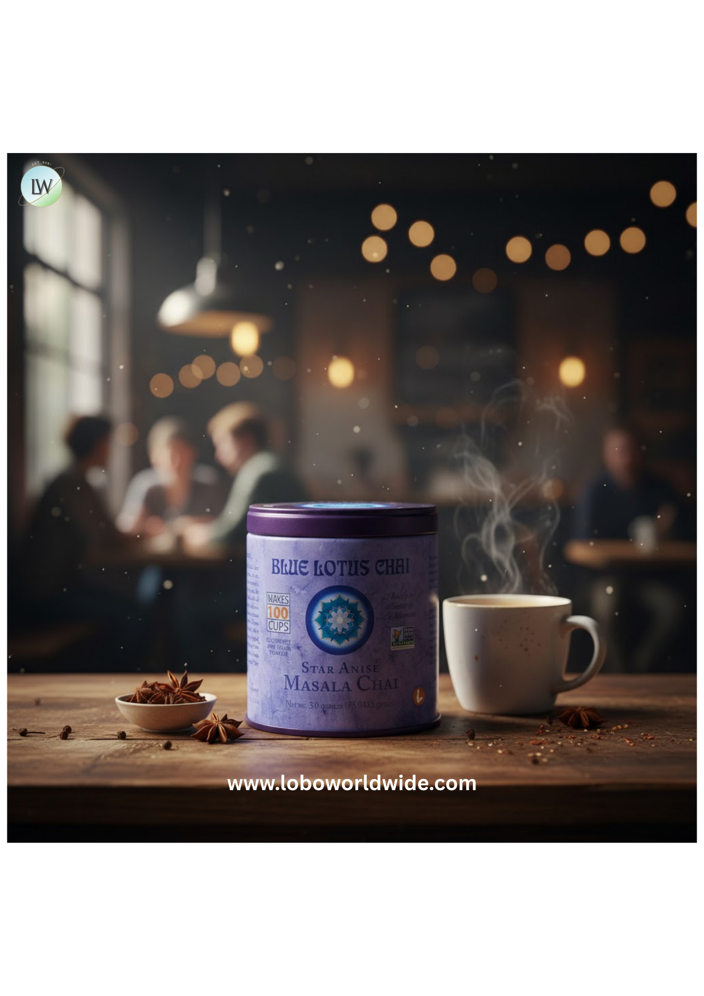 Blue Lotus Star Anise Masala Chai 3 Ounce Masala