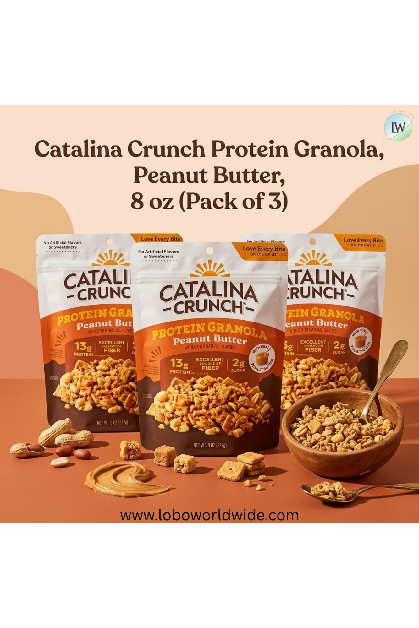 Catalina Crunch Protein Cereal, 8 oz (Pack of 3)