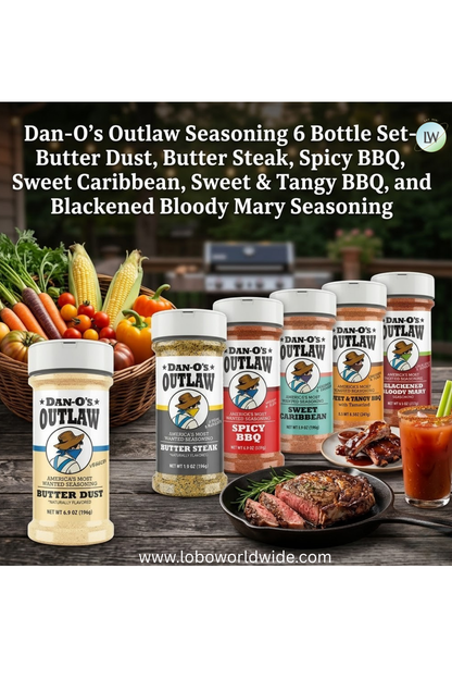 Dan-O's, 3 Bottle Seasoning Set (Variety Pack)