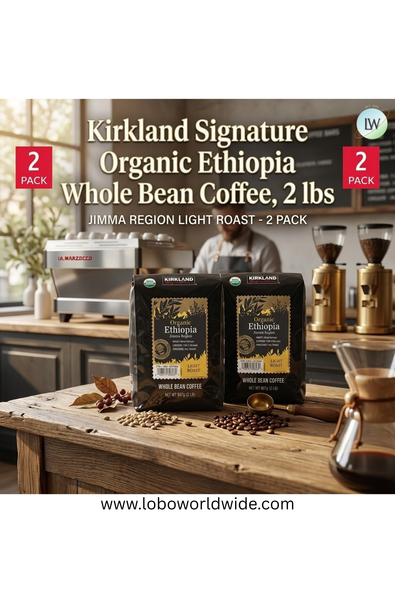 Kirkland Signature Coffee, Medium Roast, 2.5 lbs