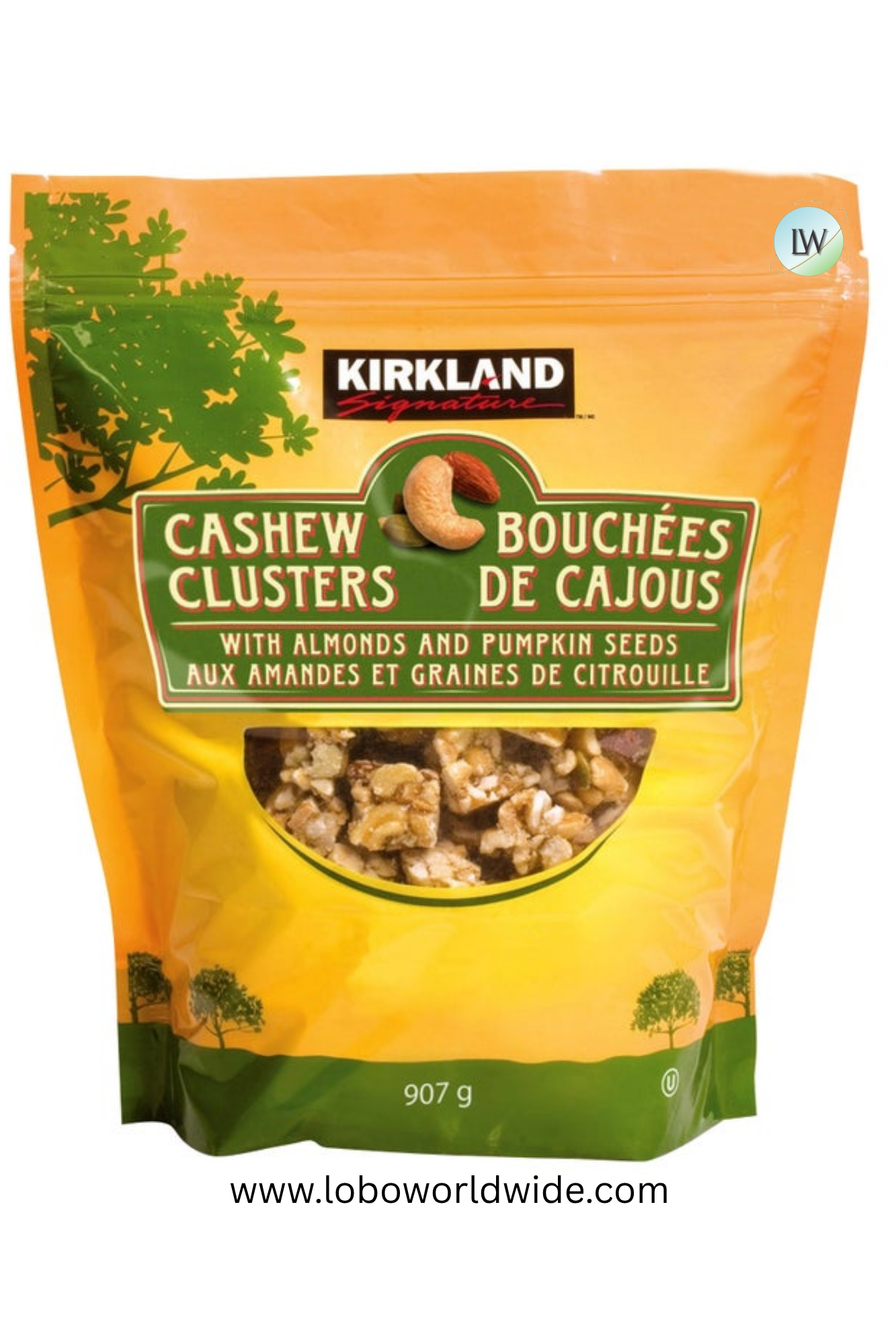 Kirkland Signature Cashew Clusters, 907 g