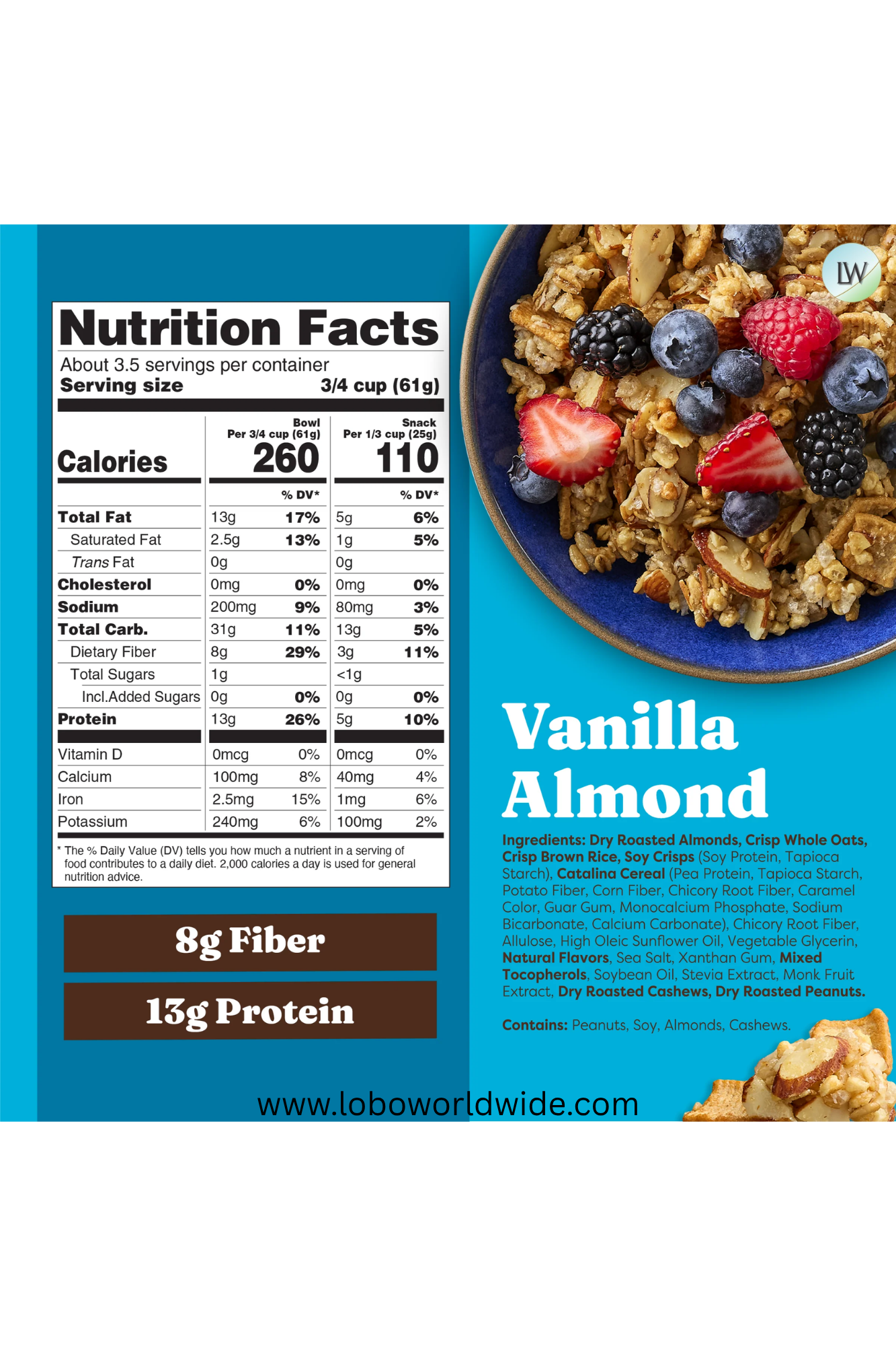 Catalina Crunch Protein Cereal, 8 oz (Pack of 3)