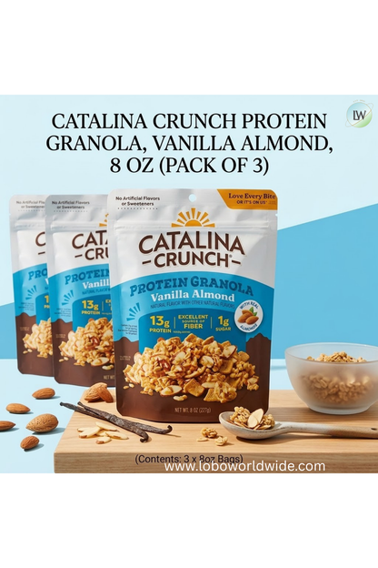 Catalina Crunch Protein Cereal, 8 oz (Pack of 3)