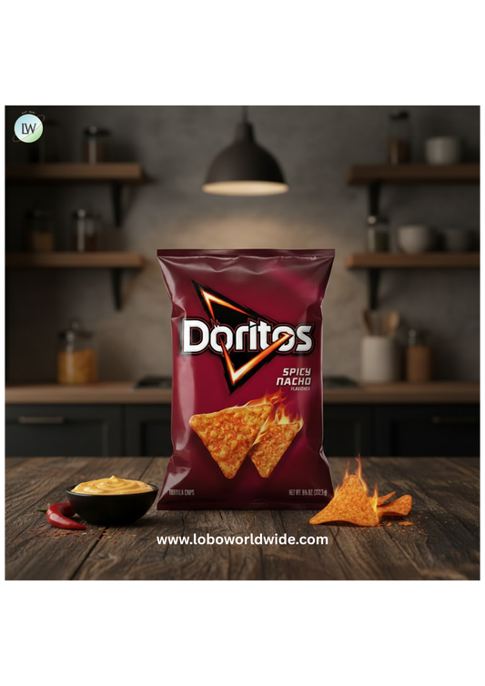 Doritos Spicy Nacho Flavored Tortilla Chips, 9.25 oz Bag