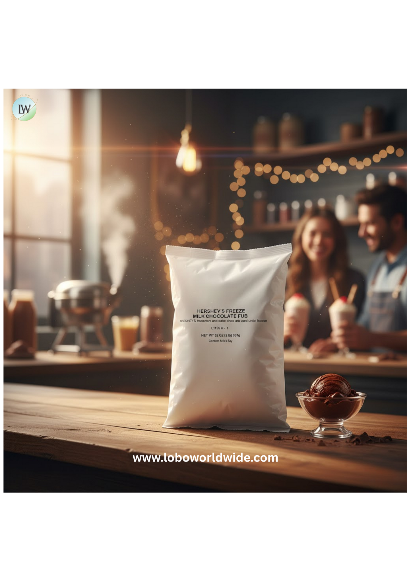 Hershey's Freeze Milk Chocolate Mix 2 lb.