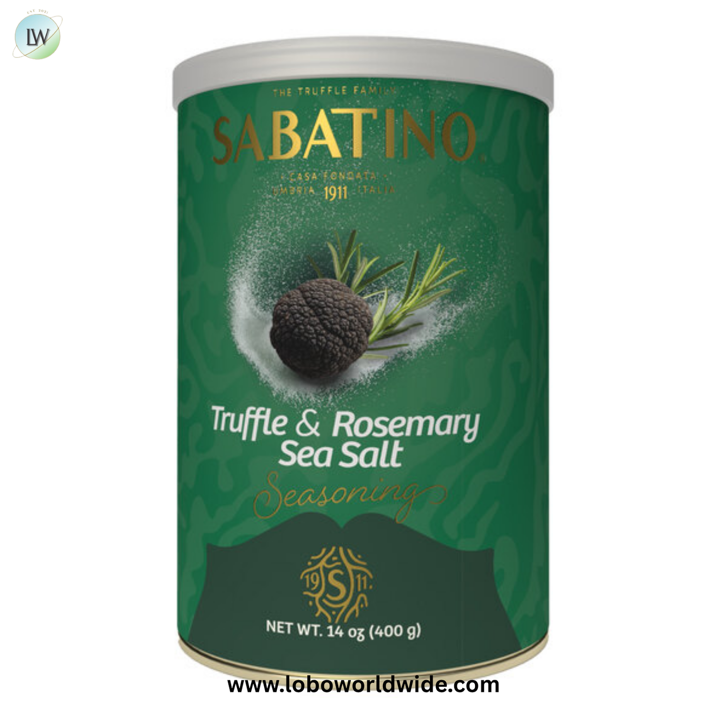 Sabatino Tartufi 14 oz. Truffle & Rosemary Sea Salt