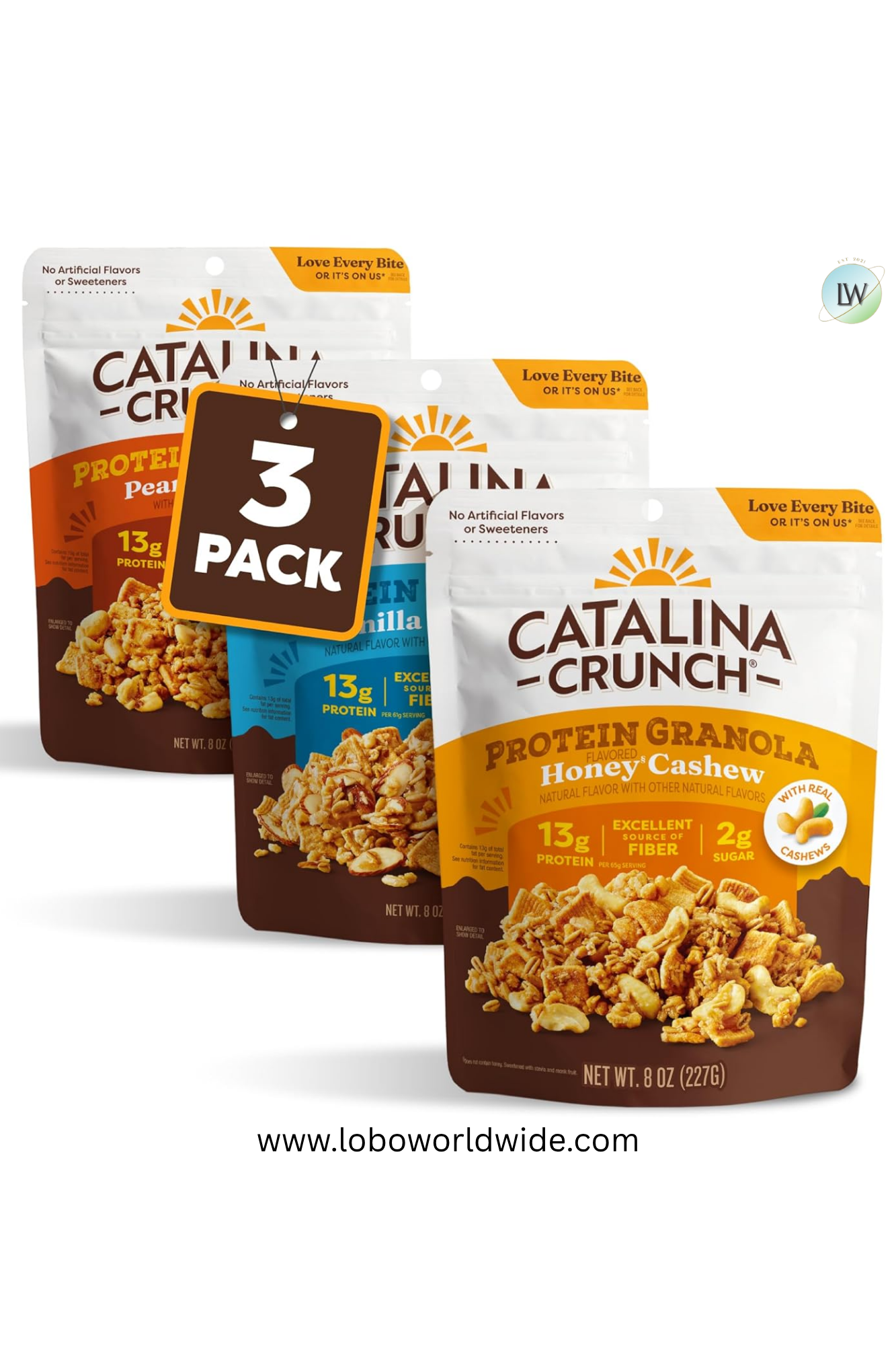 Catalina Crunch Protein Cereal, 8 oz (Pack of 3)