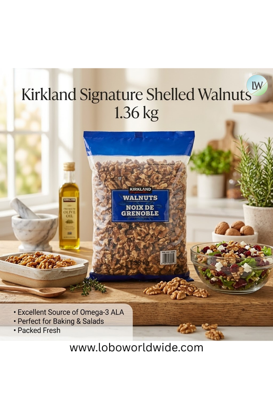 Kirkland Signature Shelled Walnuts 1.36 kgs