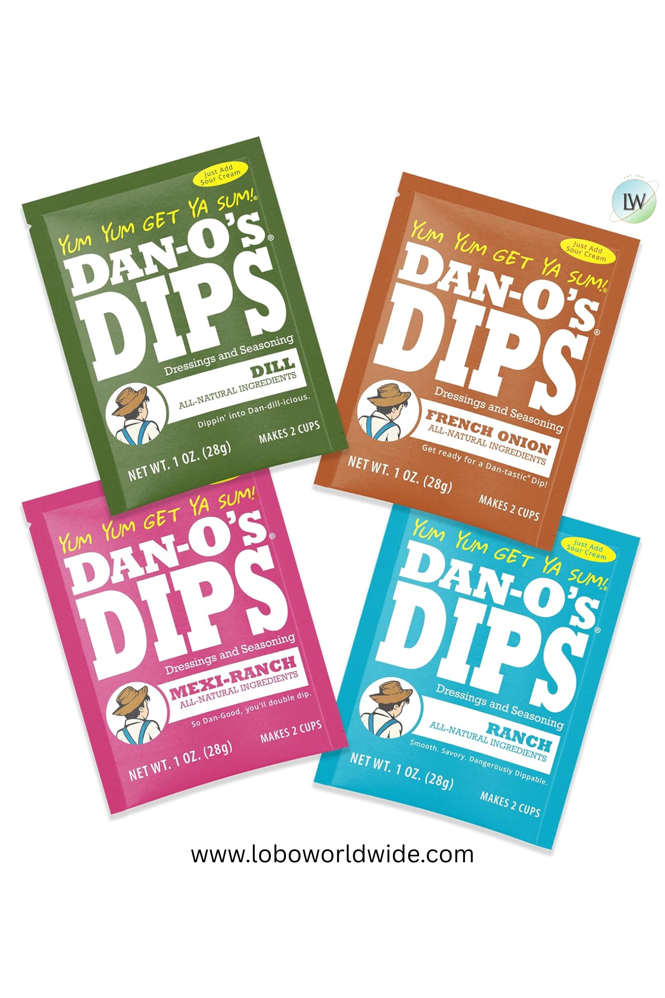 Dan-O’s Dips Pack (4 Pack)