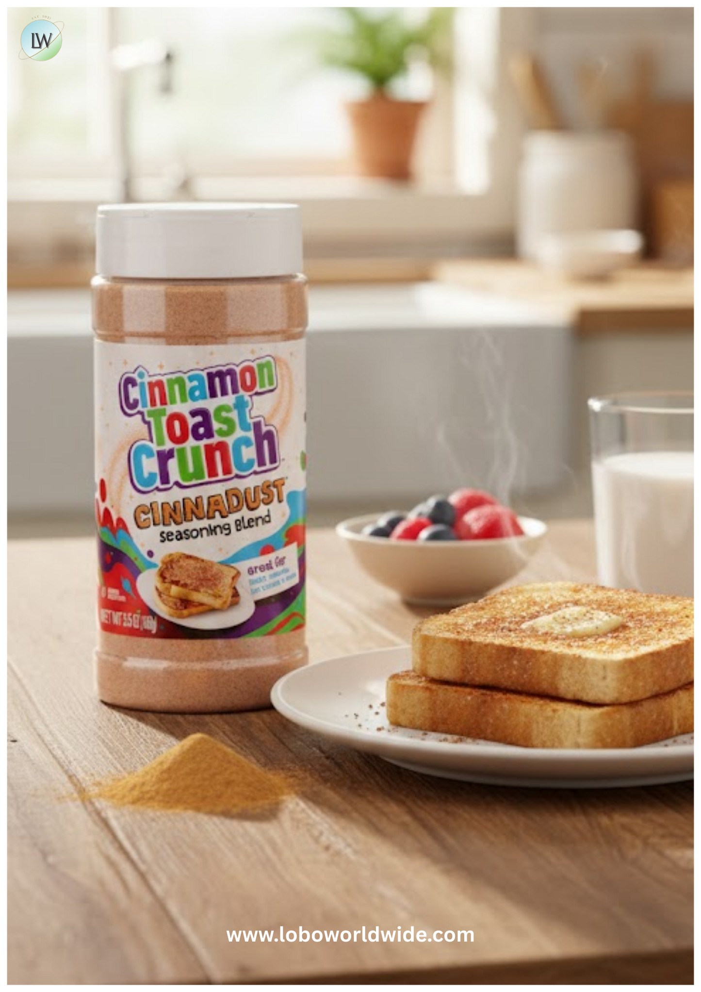 Cinnamon Toast Crunch Cinnadust Seasoning, 3.5 Ounce