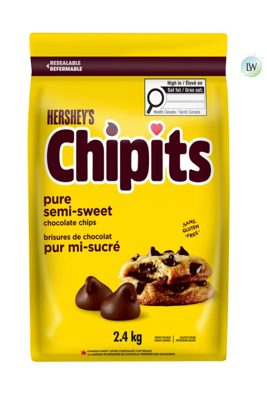 Hershey’s Chipits Pure Semi-sweet Chocolate Chips, 2.4 kg