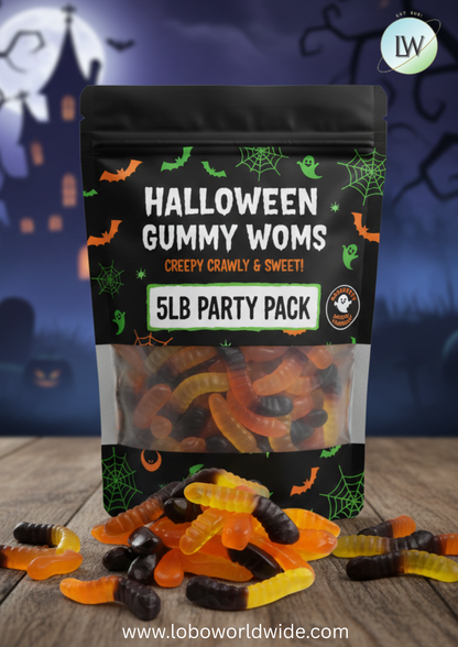 Halloween Gummy Worms(Various Sizes)