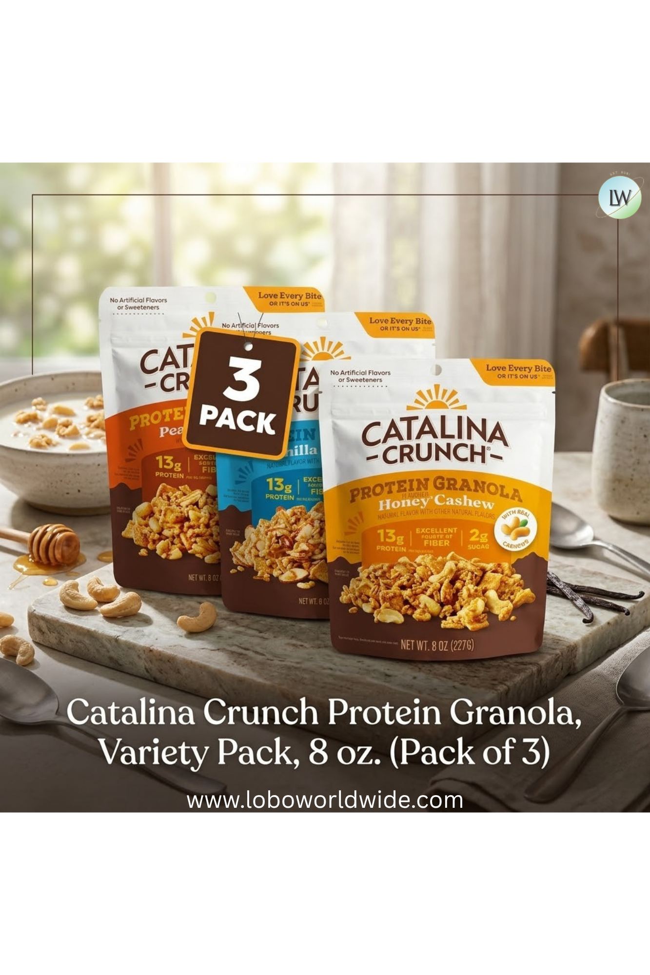 Catalina Crunch Protein Cereal, 8 oz (Pack of 3)