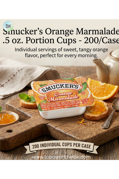 Smucker's Fruit Spreads 0.5 oz. Portion Cups - 200/Case