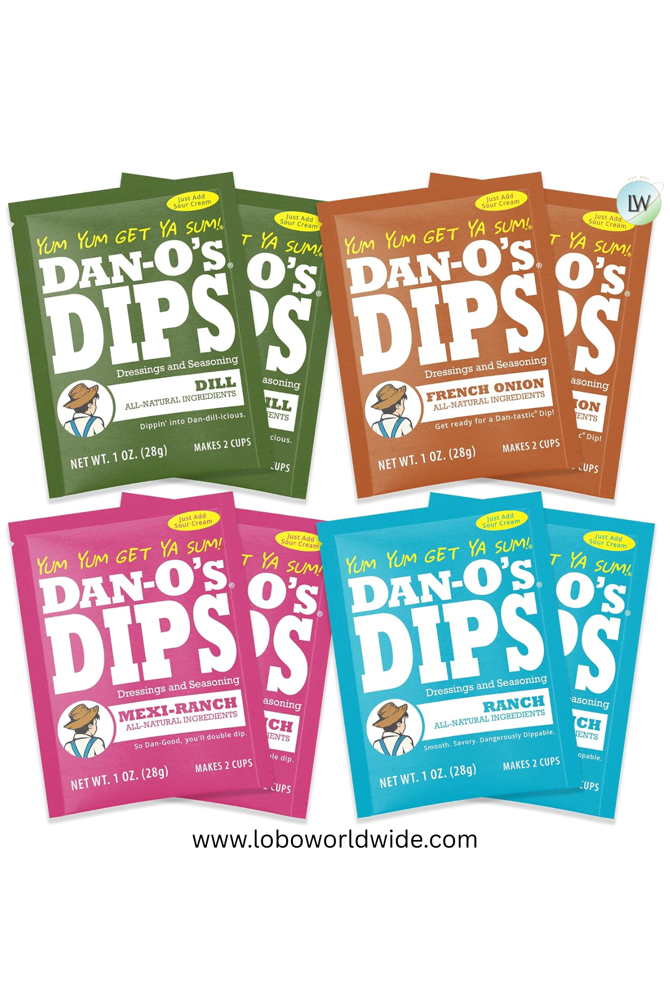 Dan-O’s Dips Pack (4 Pack)