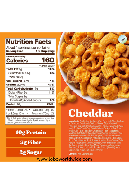 Catalina Crunch Protein Snack Mix Cheddar, 5.25 oz
