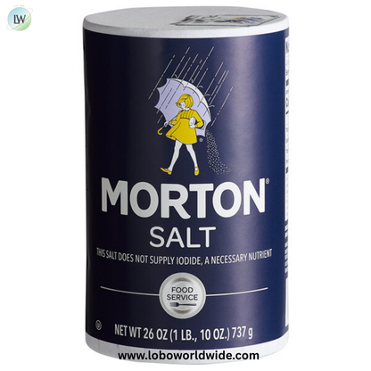 Morton 26 oz. Plain Table Salt Rounds
