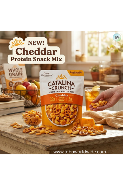 Catalina Crunch Protein Snack Mix Cheddar, 5.25 oz