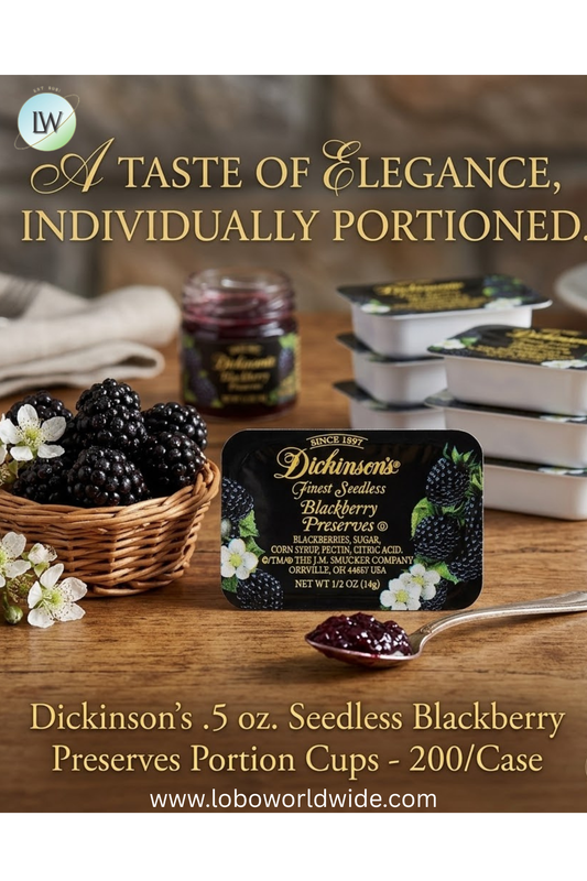 Dickinson's 0.5 oz. Fruit Spread Portion Cups - 200/case