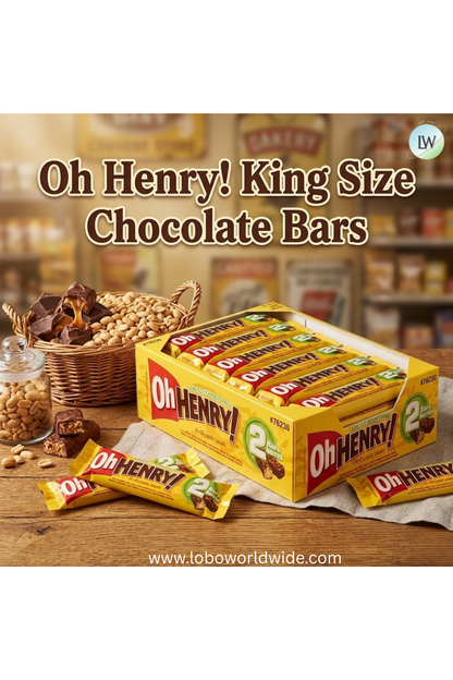 Hershey's Oh Henry! King Size Chocolate Bars, 85 g, 24ct.